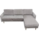 Diamond Sofa Kelsey Fabric 2 pc Sectional KELSEYSEGR IMAGE 2