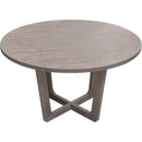 Diamond Sofa Round Solano Dining Table with Pedestal Base SOLANODTGO IMAGE 5