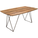 Diamond Sofa Star Dining Table with Pedestal Base STARDTWA IMAGE 2