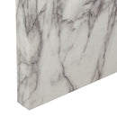 Diamond Sofa Icon Pub Height Dining Table with Faux Marble Top and Pedestal Base ICONBTMA IMAGE 12