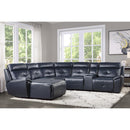 Homelegance Avenue Reclining Leather Match 6 pc Sectional 9469NVB*6LCRR IMAGE 15