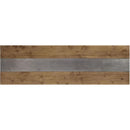 Acme Furniture Round Brancaster Pub Height Dining Table with Aluminum Top and Trestle Base 70439 IMAGE 2