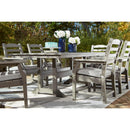 Signature Design by Ashley Visola P802-625 Rectangular Dining Table with Umbrella Option IMAGE 11