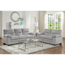 Homelegance Keighly Stationary Fabric Loveseat 9328GY-2 IMAGE 4