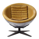 Acme Furniture Brancaster Stationary Leather Accent Chair 59664 IMAGE 3
