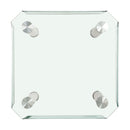 Acme Furniture Square Gordie Counter Height Dining Table with Glass Top 70250 IMAGE 2