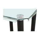 Acme Furniture Square Gordie Counter Height Dining Table with Glass Top 70255 IMAGE 2