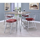 Acme Furniture Square Nadie II Counter Height Dining Table 72170 IMAGE 6