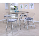 Acme Furniture Square Nadie II Counter Height Dining Table 72170 IMAGE 8