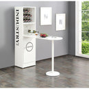 Acme Furniture Mant Counter Height Dining Table with Pedestal Base 72700 IMAGE 5