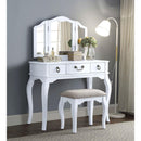 Acme Furniture Abelus 3-Drawer Vanity Table 90352 IMAGE 1
