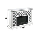 Acme Furniture Noralie 90872 Fireplace IMAGE 4
