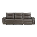 Homelegance Maroni Reclining Leather Match Sofa 8259RFDB-3PWH* IMAGE 1
