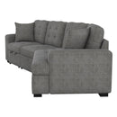 Homelegance Logansport Fabric 2 pc Sectional 9401GRY*22LRU IMAGE 2