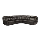Homelegance Avenue Reclining Fabric Sectional 9469DBR*6LRRR IMAGE 1