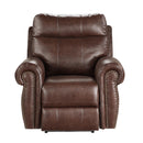 Homelegance Granville Power Fabric Recliner 9488BR-1PW IMAGE 1