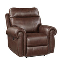 Homelegance Granville Power Fabric Recliner 9488BR-1PW IMAGE 2