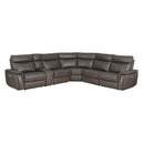Homelegance Maroni Power Reclining Leather Match 6 pc Sectional 8259RFDB*6SCPWH IMAGE 1