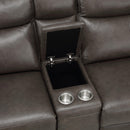 Homelegance Maroni Power Reclining Leather Match 6 pc Sectional 8259RFDB*6SCPWH IMAGE 5