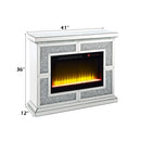 Acme Furniture Noralie AC00512 Fireplace IMAGE 2