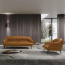 Acme Furniture Leonia Stationary Leather Loveseat LV00938 IMAGE 2
