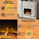 Acme Furniture Vanaheim AC01617 Fireplace IMAGE 8