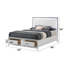 Acme Furniture Haiden BD01425Q Queen Bed with LED & Storage IMAGE 8