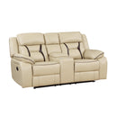 Homelegance Amite Reclining Loveseat 8229NBE-2 IMAGE 2