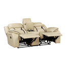 Homelegance Amite Reclining Loveseat 8229NBE-2 IMAGE 4