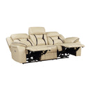 Homelegance Amite Power Reclining Sofa 8229NBE-3PW IMAGE 4