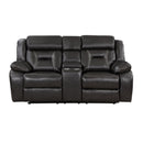 Homelegance Amite Reclining Loveseat 8229NDG-2 IMAGE 1
