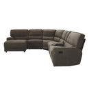Homelegance Shreveport Reclining 6 pc Sectional 8238*6LCRR IMAGE 3