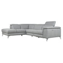 Homelegance Sectionals Power Reclining Leather 2 pc Sectional 8256GY*2LRPW IMAGE 4