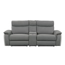 Homelegance Maroni Power Reclining Fabric Loveseat 8259DG-2CNPWH* IMAGE 1