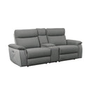 Homelegance Maroni Power Reclining Fabric Loveseat 8259DG-2CNPWH* IMAGE 2