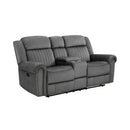 Homelegance Brennen Reclining Fabric Loveseat 9204CC-2 IMAGE 2