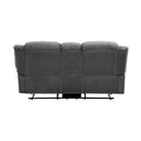 Homelegance Brennen Reclining Fabric Loveseat 9204CC-2 IMAGE 3