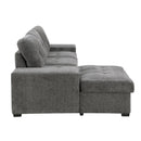 Homelegance Dadeville Fabric Sleeper Sectional 9205DG*2LC2R IMAGE 4