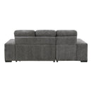 Homelegance Dadeville Fabric Sleeper Sectional 9205DG*2LC2R IMAGE 5
