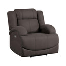 Homelegance Camryn Power Fabric Recliner 9207CHC-1PW IMAGE 2