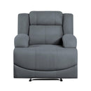 Homelegance Camryn Fabric Recliner 9207GPB-1 IMAGE 1