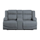 Homelegance Camryn Power Reclining Fabric Loveseat 9207GPB-2PW IMAGE 1