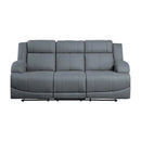 Homelegance Camryn Reclining Fabric Sofa 9207GPB-3 IMAGE 1