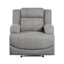 Homelegance Camryn Fabric Recliner 9207GRY-1 IMAGE 1
