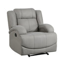 Homelegance Camryn Fabric Recliner 9207GRY-1 IMAGE 2