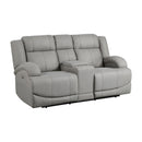 Homelegance Camryn Power Reclining Fabric Loveseat 9207GRY-2PW IMAGE 2