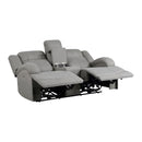 Homelegance Camryn Power Reclining Fabric Loveseat 9207GRY-2PW IMAGE 4