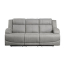 Homelegance Camryn Power Reclining Fabric Sofa 9207GRY-3PW IMAGE 1
