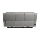 Homelegance Camryn Power Reclining Fabric Sofa 9207GRY-3PW IMAGE 3