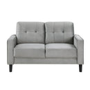 Homelegance Beven Stationary Fabric Loveseat 9208GY-2 IMAGE 1